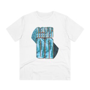 Rave On Marble Blue Organic T-shirt - Unisex